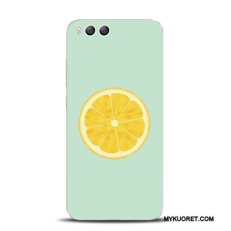 Kuori Mi 6 Silikoni Sitruuna Pieni, Kotelo Mi 6 Laukut Puhelimen Kuoret Oranssi