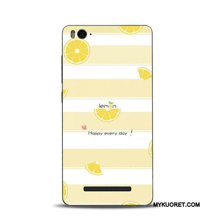 Kuori Mi 6 Silikoni Sitruuna Pieni, Kotelo Mi 6 Laukut Puhelimen Kuoret Oranssi