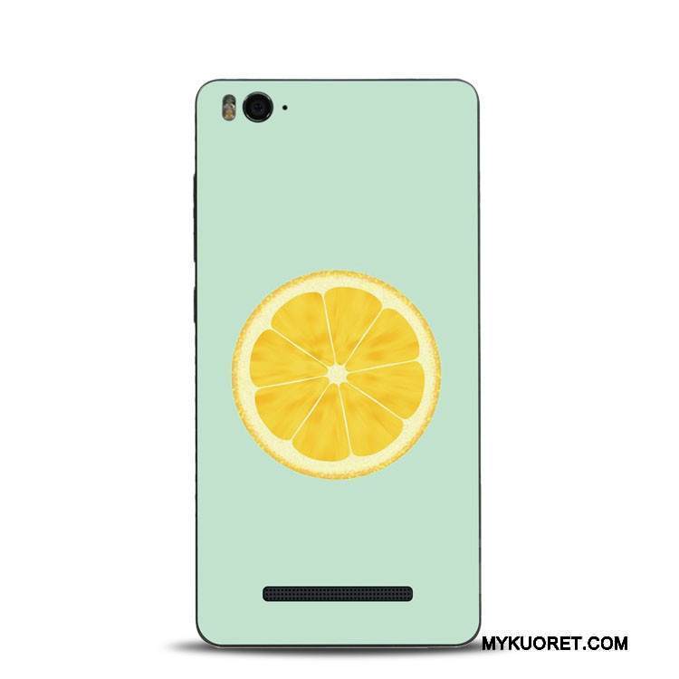 Kuori Mi 6 Silikoni Sitruuna Pieni, Kotelo Mi 6 Laukut Puhelimen Kuoret Oranssi