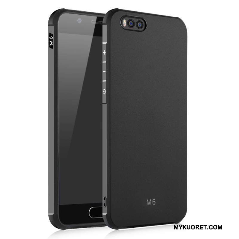 Kuori Mi 6 Silikoni Trendi Musta, Kotelo Mi 6 Laukut Murtumaton Pieni