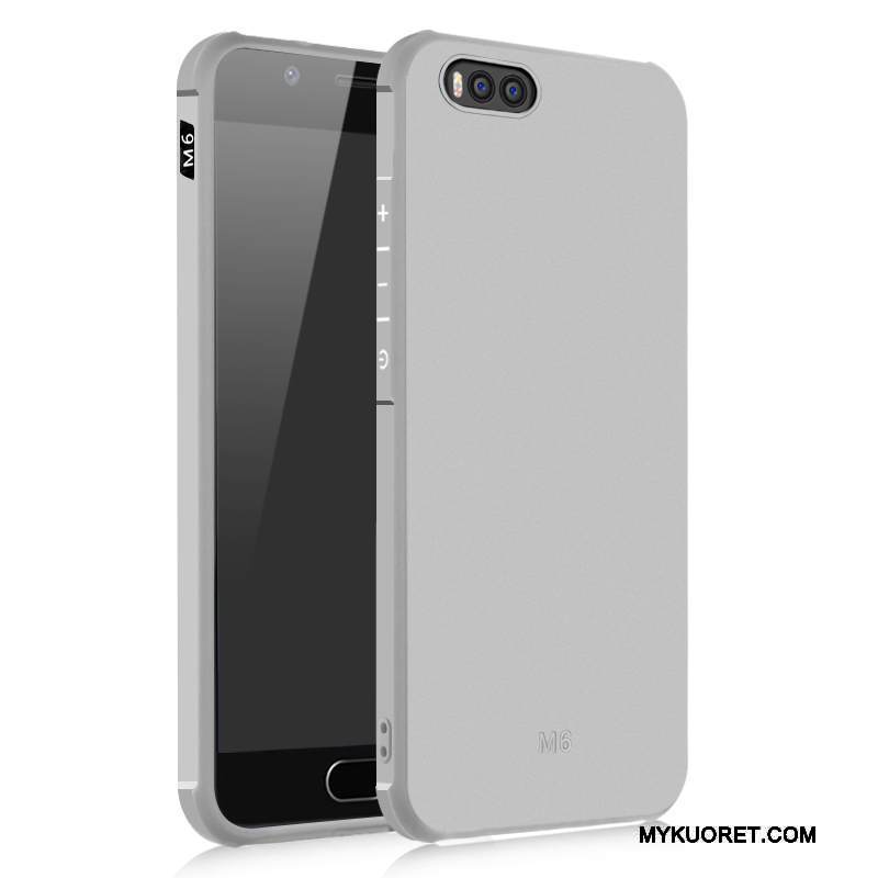 Kuori Mi 6 Silikoni Trendi Musta, Kotelo Mi 6 Laukut Murtumaton Pieni