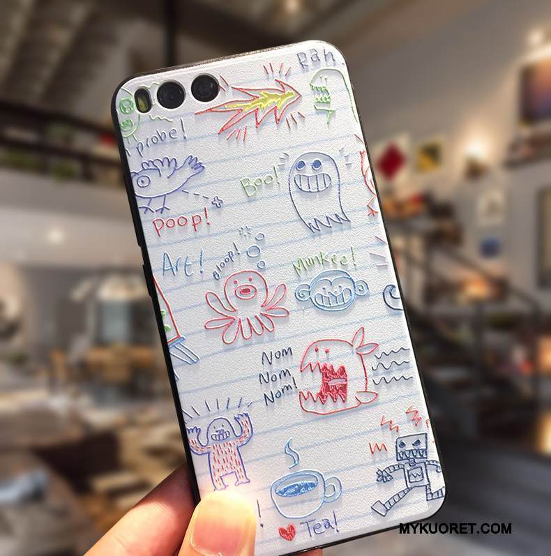 Kuori Mi 6 Silikoni Trendi Pieni, Kotelo Mi 6 Suojaus Persoonallisuus Ripustettavat Koristeet