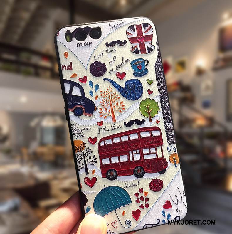 Kuori Mi 6 Silikoni Trendi Pieni, Kotelo Mi 6 Suojaus Persoonallisuus Ripustettavat Koristeet