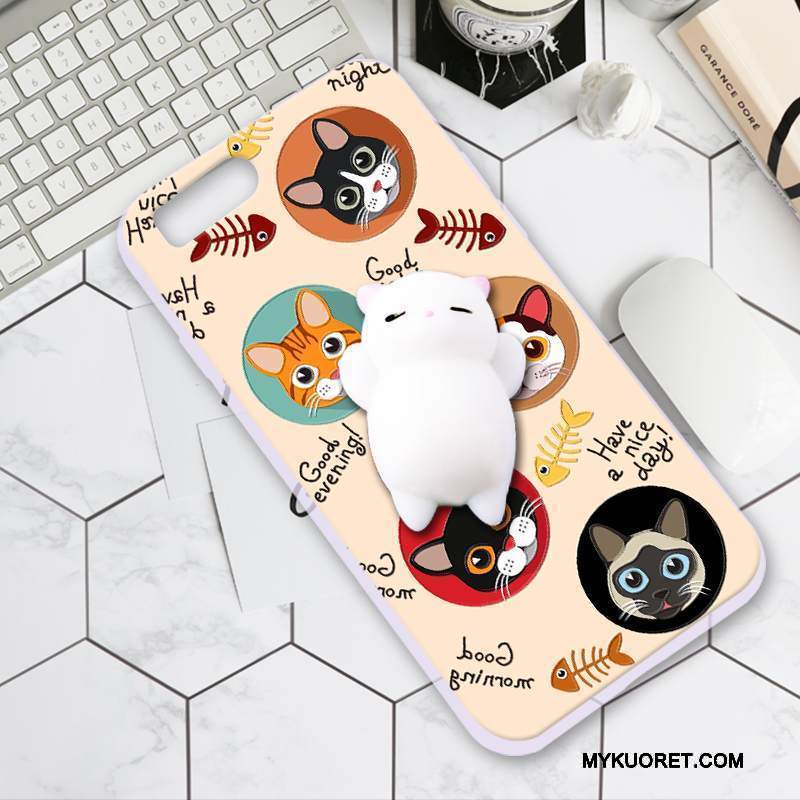 Kuori Mi 6 Silikoni Vaaleansininen Persoonallisuus, Kotelo Mi 6 Pehmeä Neste Trendi Ulotteinen