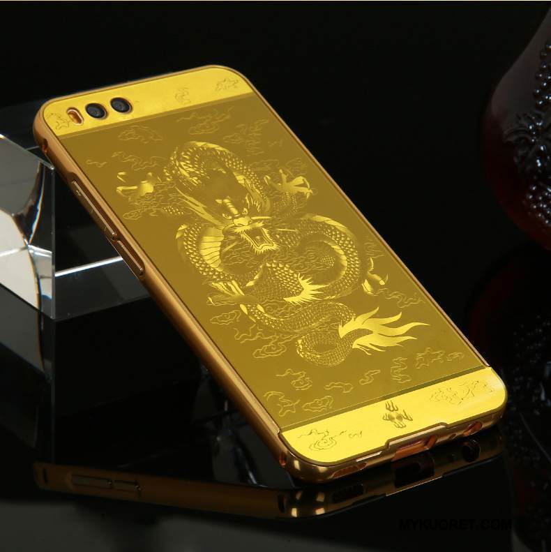 Kuori Mi 6 Suojaus Hopea Persoonallisuus, Kotelo Mi 6 Metalli Kehys Pieni