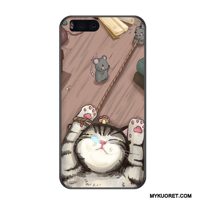 Kuori Mi 6 Suojaus Musta Pieni, Kotelo Mi 6 Sarjakuva Murtumaton Puhelimen Kuoret