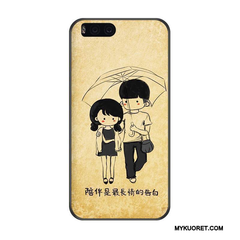 Kuori Mi 6 Suojaus Musta Pieni, Kotelo Mi 6 Sarjakuva Murtumaton Puhelimen Kuoret