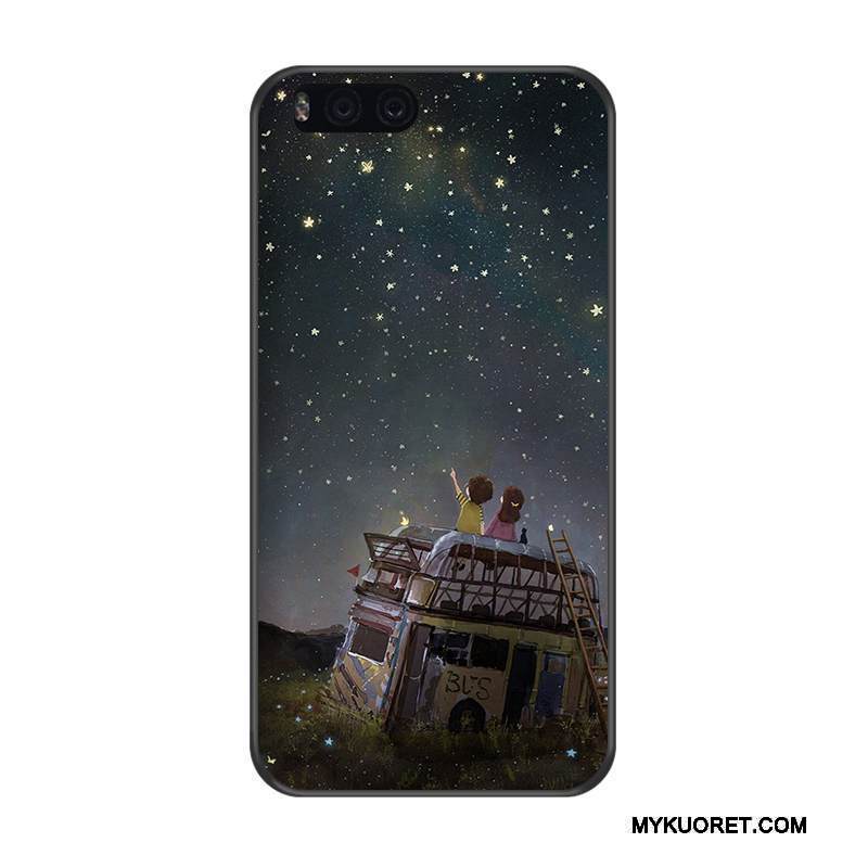 Kuori Mi 6 Suojaus Musta Pieni, Kotelo Mi 6 Sarjakuva Murtumaton Puhelimen Kuoret