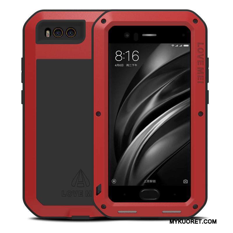 Kuori Mi 6 Suojaus Persoonallisuus Kolme Puolustusta, Kotelo Mi 6 Metalli Murtumaton Puhelimen Kuoret