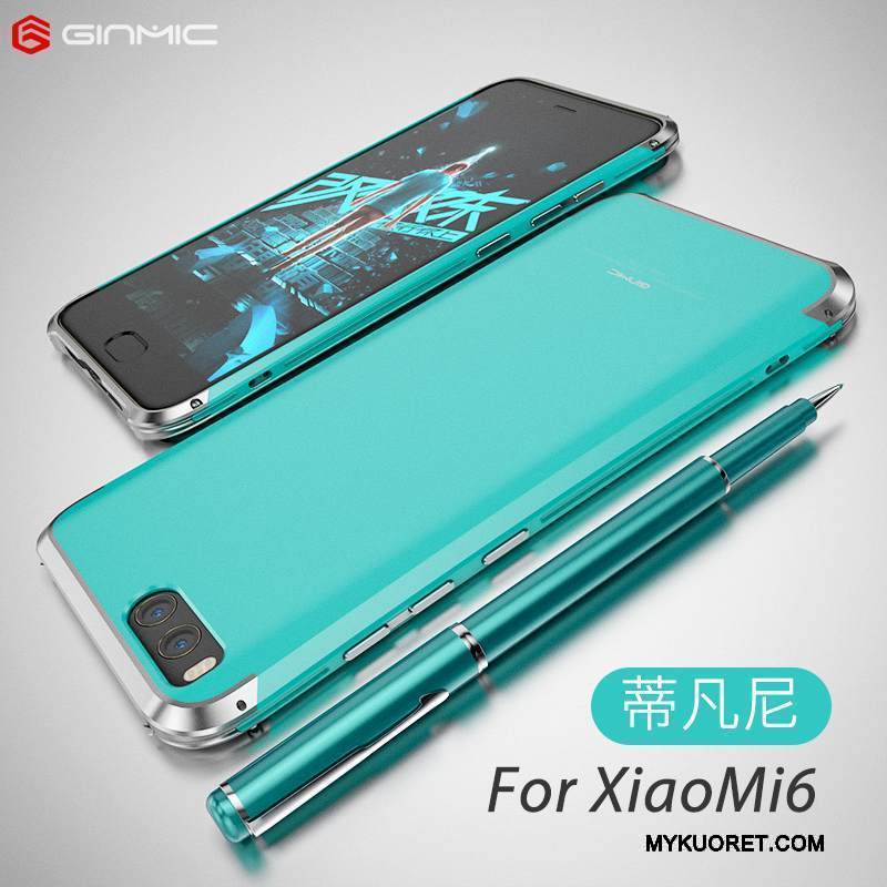 Kuori Mi 6 Suojaus Persoonallisuus Kova, Kotelo Mi 6 Metalli Pieni Pesty Suede