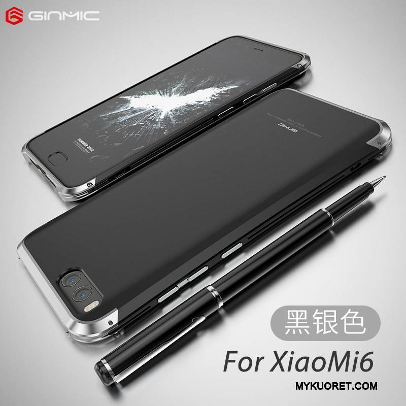 Kuori Mi 6 Suojaus Persoonallisuus Kova, Kotelo Mi 6 Metalli Pieni Pesty Suede