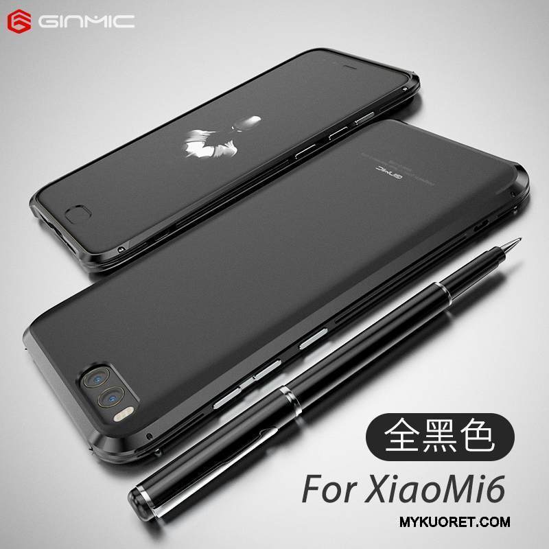 Kuori Mi 6 Suojaus Persoonallisuus Kova, Kotelo Mi 6 Metalli Pieni Pesty Suede