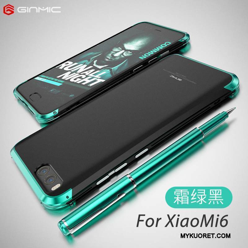 Kuori Mi 6 Suojaus Persoonallisuus Kova, Kotelo Mi 6 Metalli Pieni Pesty Suede