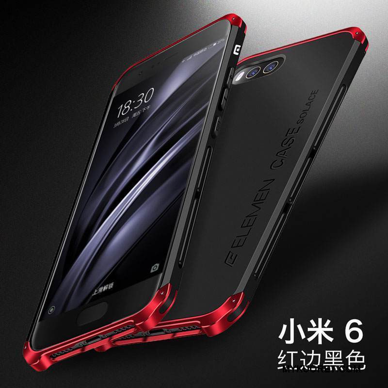 Kuori Mi 6 Suojaus Pieni Puhelimen Kuoret, Kotelo Mi 6 Metalli Kova Sininen