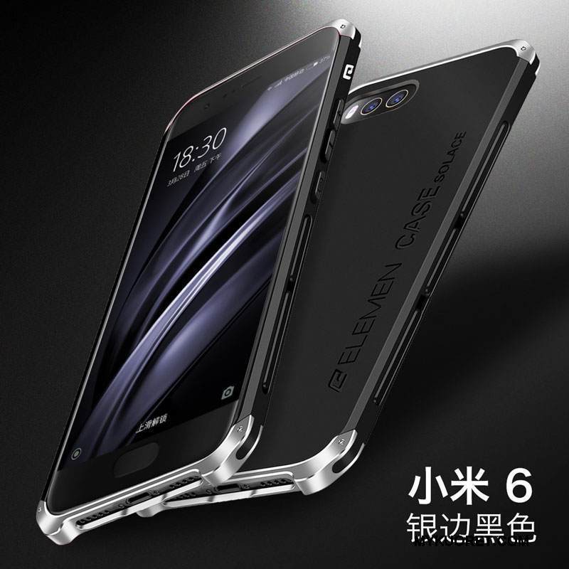 Kuori Mi 6 Suojaus Pieni Puhelimen Kuoret, Kotelo Mi 6 Metalli Kova Sininen