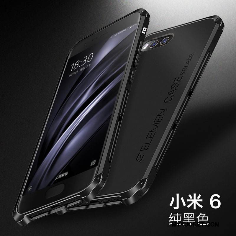 Kuori Mi 6 Suojaus Pieni Puhelimen Kuoret, Kotelo Mi 6 Metalli Kova Sininen
