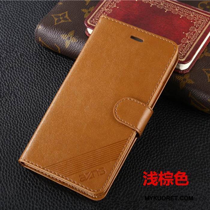 Kuori Mi 6 Suojaus Puhelimen Kuoret Murtumaton, Kotelo Mi 6 Nahka Pieni