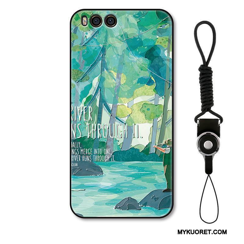 Kuori Mi 6 Tila Pieni Yksinkertainen, Kotelo Mi 6 Suojaus Ripustettavat Koristeet Taide