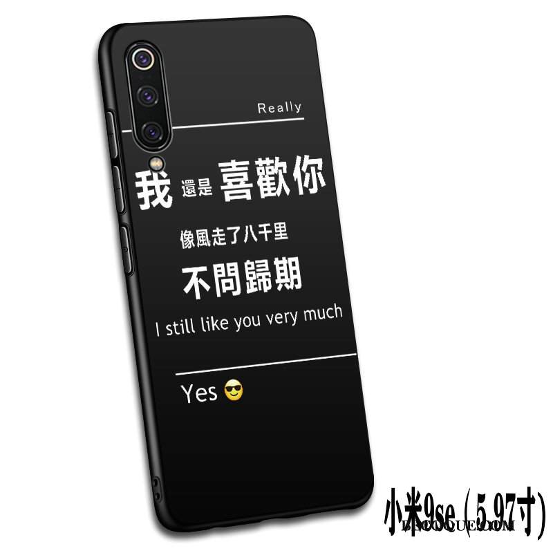 Kuori Mi 9 Laukut Rakastunut Murtumaton, Kotelo Mi 9 Pehmeä Neste Pieni Tide-brändi