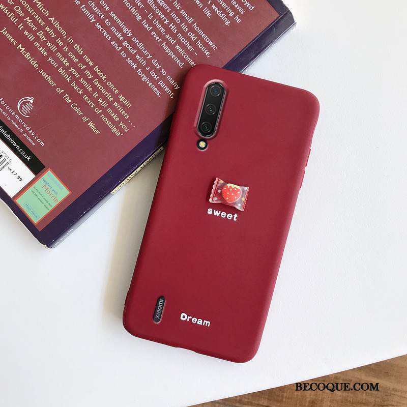 Kuori Mi 9 Lite Pehmeä Neste Karamelli Yksinkertainen, Kotelo Mi 9 Lite Suojaus Pieni Puhelimen Kuoret