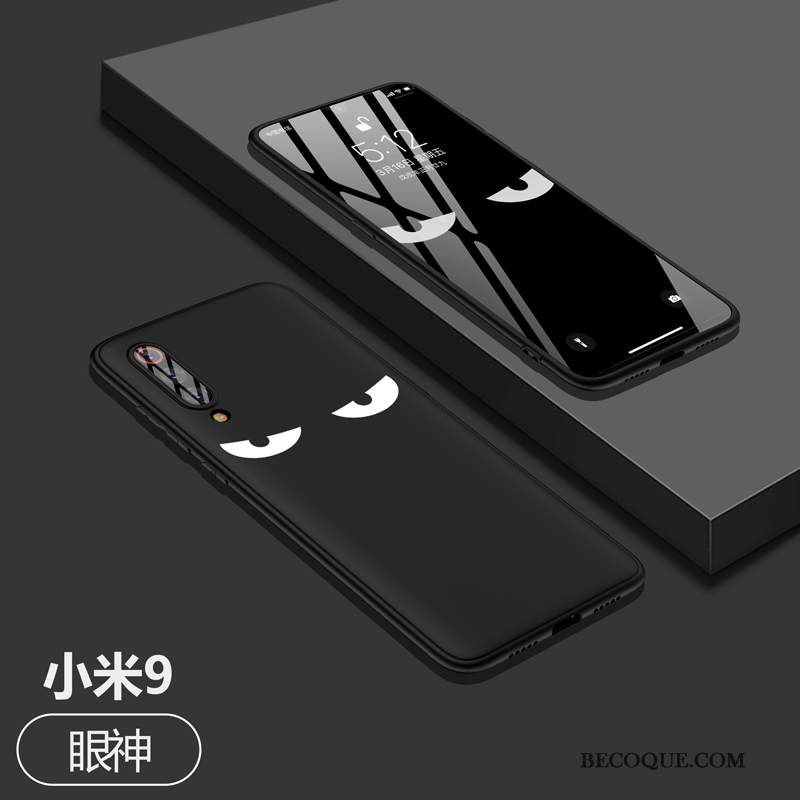 Kuori Mi 9 Luova Pieni Rakastunut, Kotelo Mi 9 Suojaus Läpinäkyvä Musta