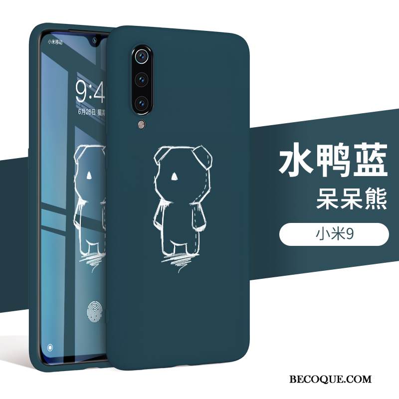 Kuori Mi 9 Luova Tuuli Sininen, Kotelo Mi 9 Laukut Pieni Läpinäkyvä