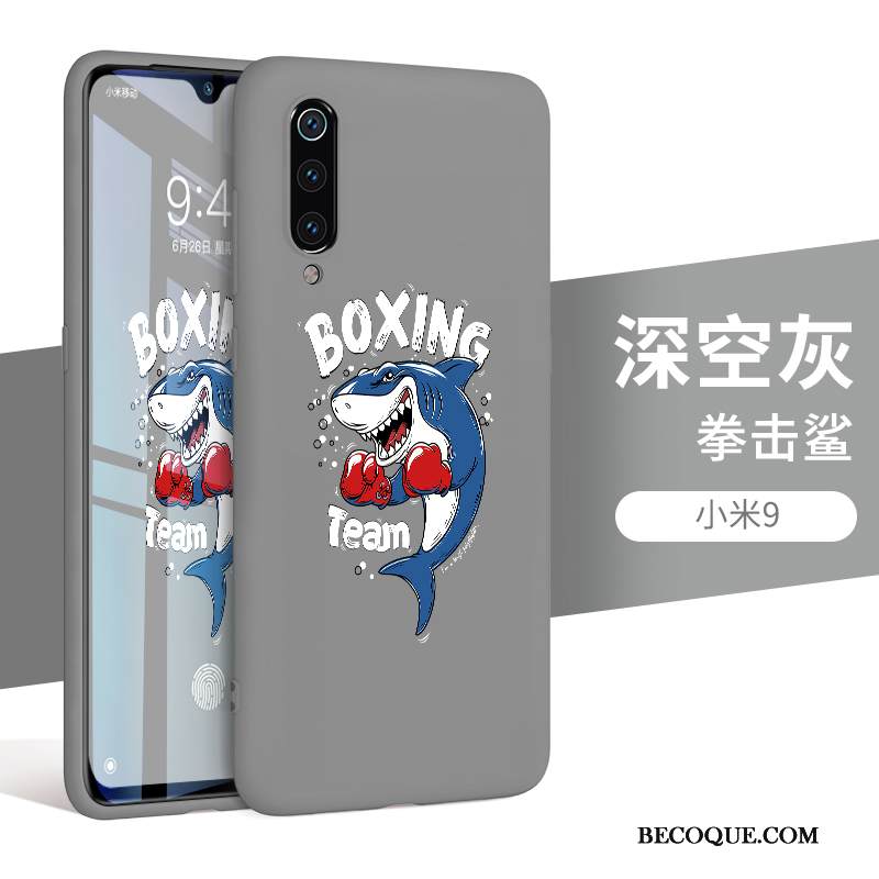 Kuori Mi 9 Luova Tuuli Sininen, Kotelo Mi 9 Laukut Pieni Läpinäkyvä