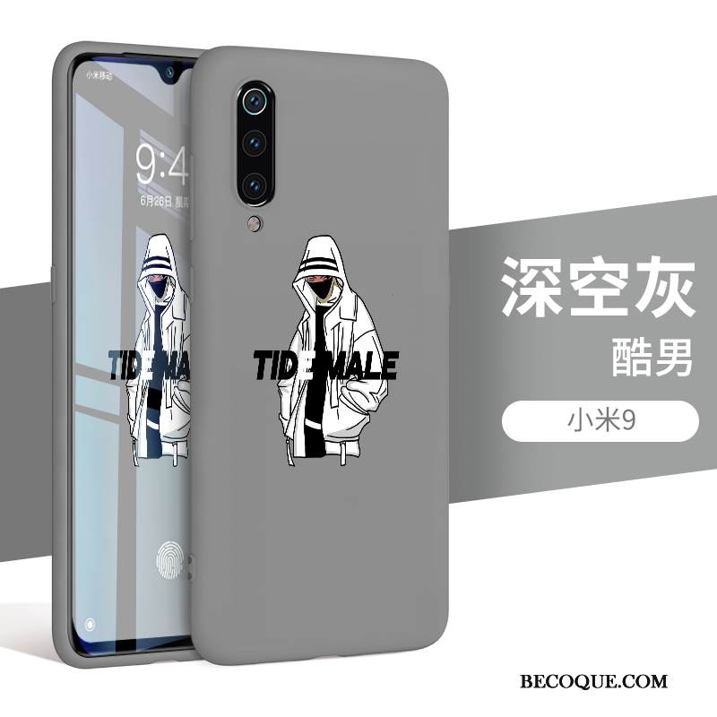 Kuori Mi 9 Luova Tuuli Sininen, Kotelo Mi 9 Laukut Pieni Läpinäkyvä