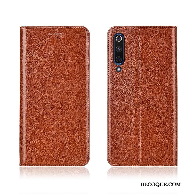 Kuori Mi 9 Nahka Pieni Murtumaton, Kotelo Mi 9 Laukut Puhelimen Kuoret Uusi