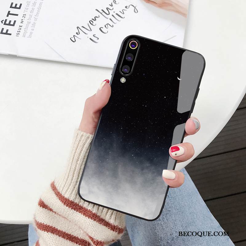 Kuori Mi 9 Pehmeä Neste Net Red Musta, Kotelo Mi 9 Laukut Karkaisu Tuuli