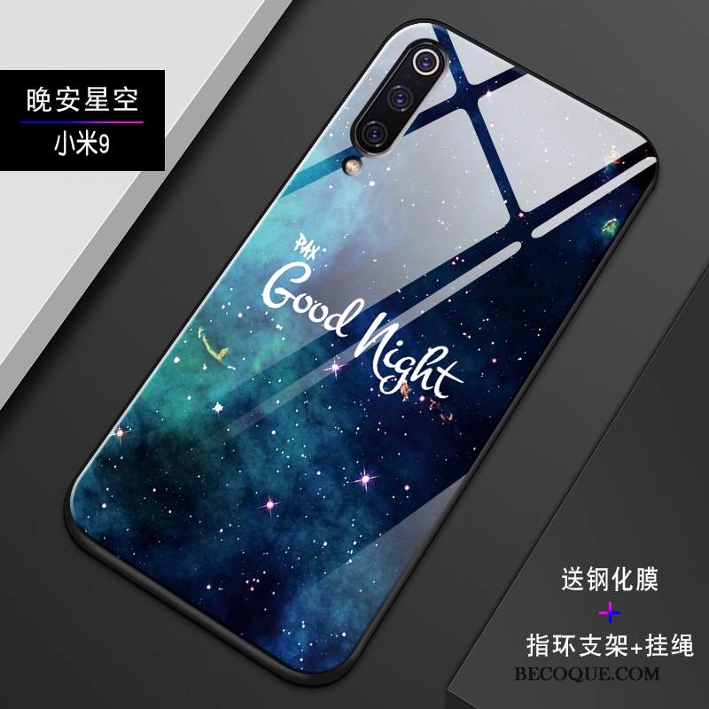 Kuori Mi 9 Pehmeä Neste Puhelimen Kuoret Pieni, Kotelo Mi 9 Laukut Lasi Trendi