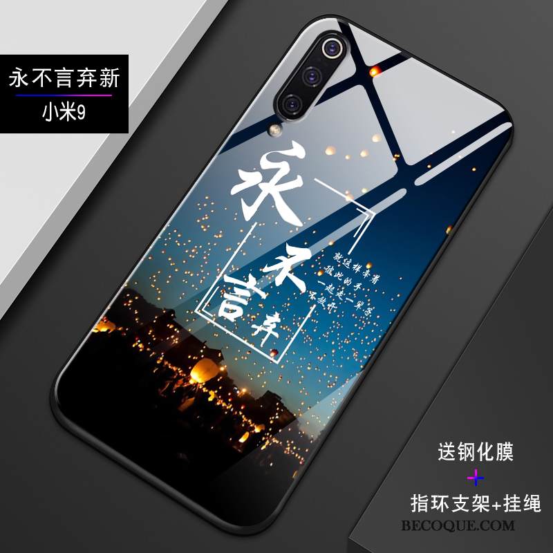 Kuori Mi 9 Pehmeä Neste Puhelimen Kuoret Pieni, Kotelo Mi 9 Laukut Lasi Trendi