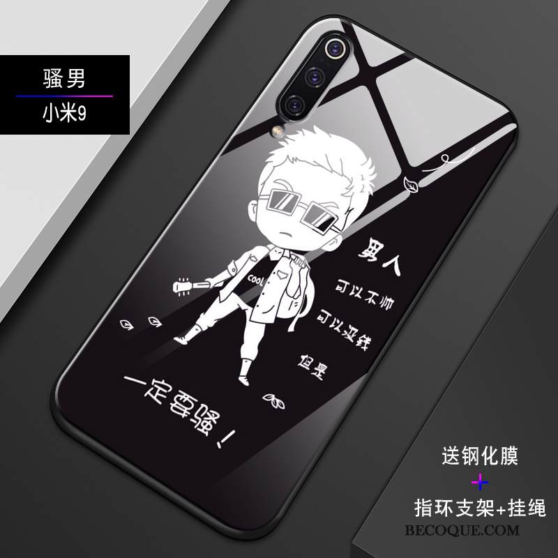 Kuori Mi 9 Pehmeä Neste Puhelimen Kuoret Pieni, Kotelo Mi 9 Laukut Lasi Trendi