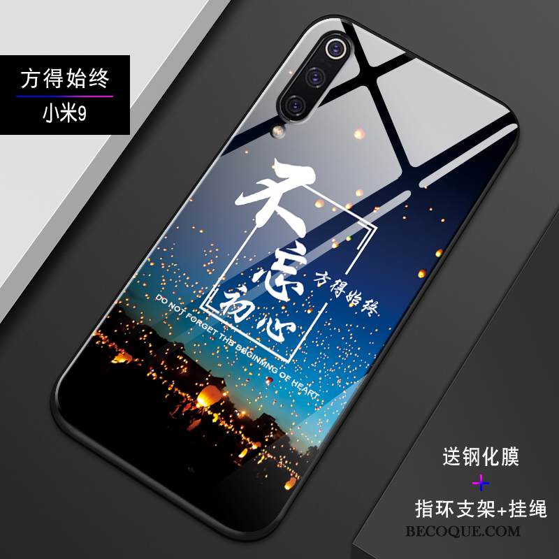 Kuori Mi 9 Pehmeä Neste Puhelimen Kuoret Pieni, Kotelo Mi 9 Laukut Lasi Trendi