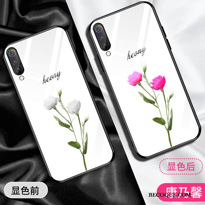 Kuori Mi 9 Se Laukut Murtumaton Valkoinen, Kotelo Mi 9 Se Suojaus Puhelimen Kuoret Lasi