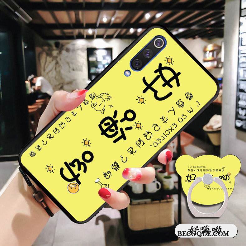 Kuori Mi 9 Se Pehmeä Neste Keltainen Maisema, Kotelo Mi 9 Se Silikoni Puhelimen Kuoret Rengas