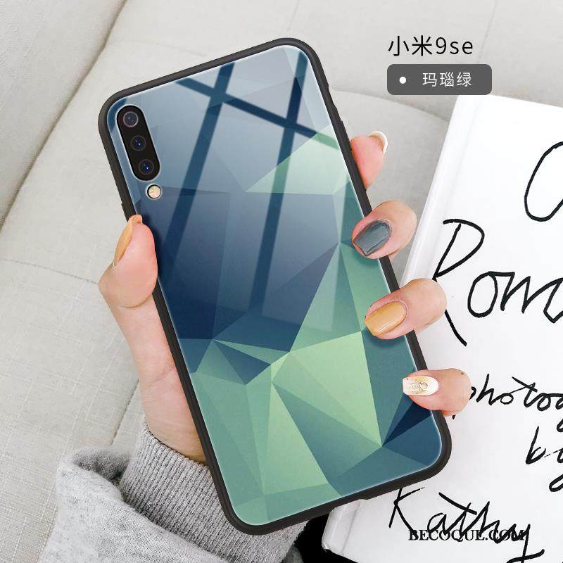 Kuori Mi 9 Se Suojaus Läpinäkyvä Puhelimen Kuoret, Kotelo Mi 9 Se Pehmeä Neste Punainen Kaltevuus