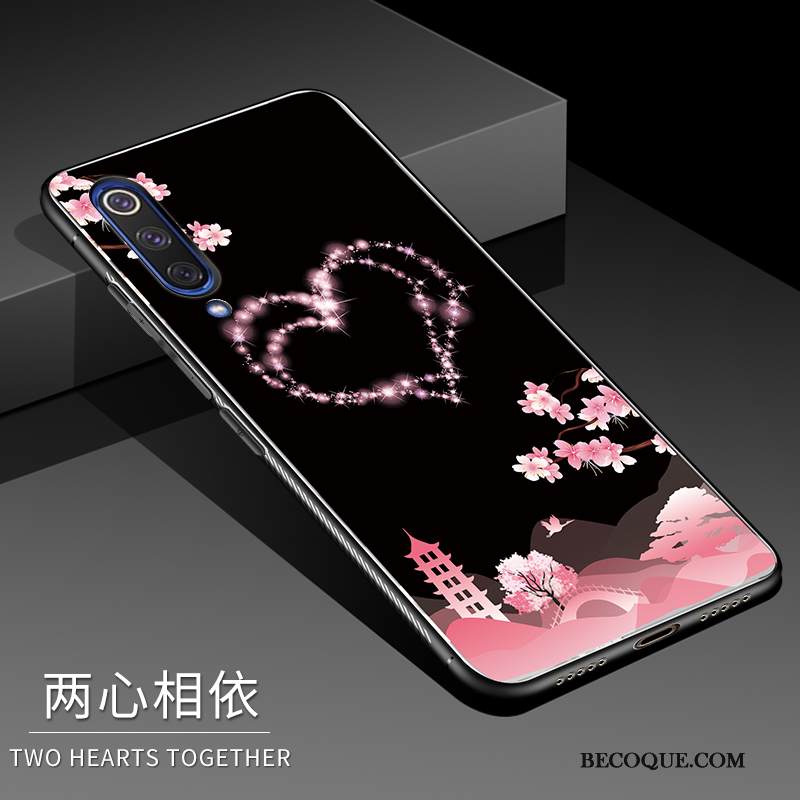 Kuori Mi 9 Se Tila Pieni Ihana, Kotelo Mi 9 Se Sarjakuva Lasi Musta