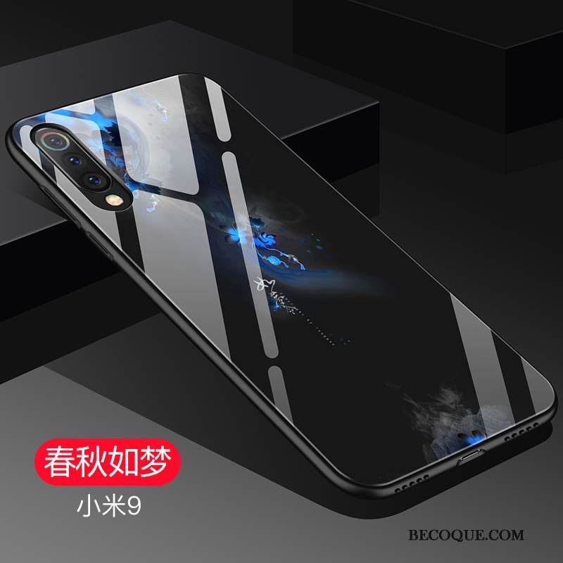 Kuori Mi 9 Silikoni Pieni Lasi, Kotelo Mi 9 Puhelimen Kuoret Musta