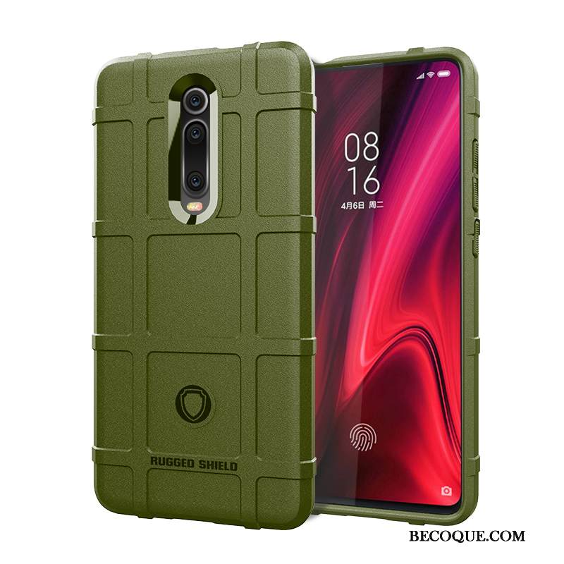 Kuori Mi 9t Laukut Musta Kolme Puolustusta, Kotelo Mi 9t Pehmeä Neste Punainen Puhelimen Kuoret