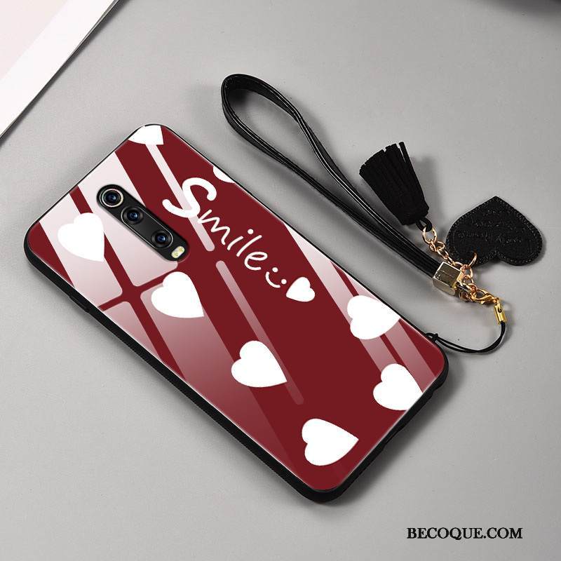 Kuori Mi 9t Pro Laukut Tide-brändi Rakastunut, Kotelo Mi 9t Pro Tila Pieni Valkoinen