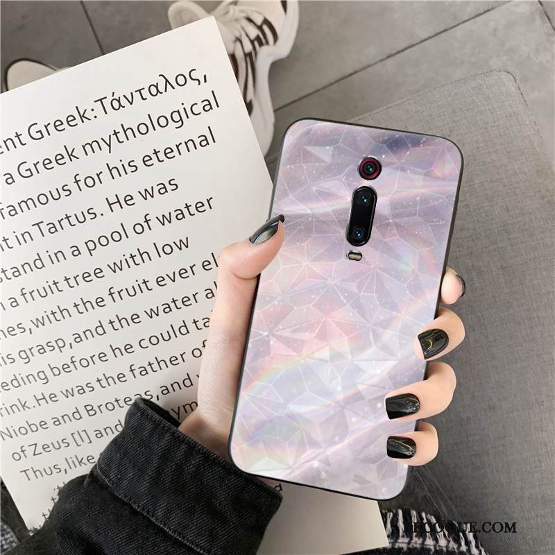 Kuori Mi 9t Pro Net Red Väriset, Kotelo Mi 9t Pro Kukkakuvio Timantti