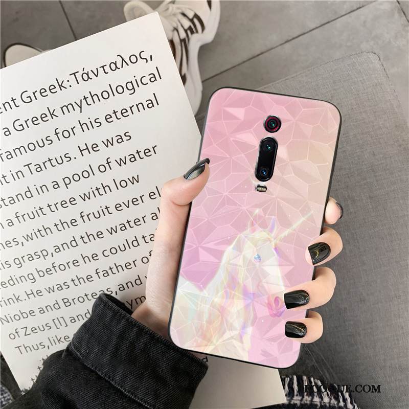 Kuori Mi 9t Pro Net Red Väriset, Kotelo Mi 9t Pro Kukkakuvio Timantti