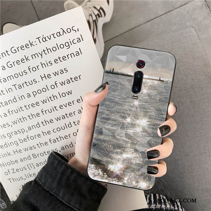 Kuori Mi 9t Pro Net Red Väriset, Kotelo Mi 9t Pro Kukkakuvio Timantti