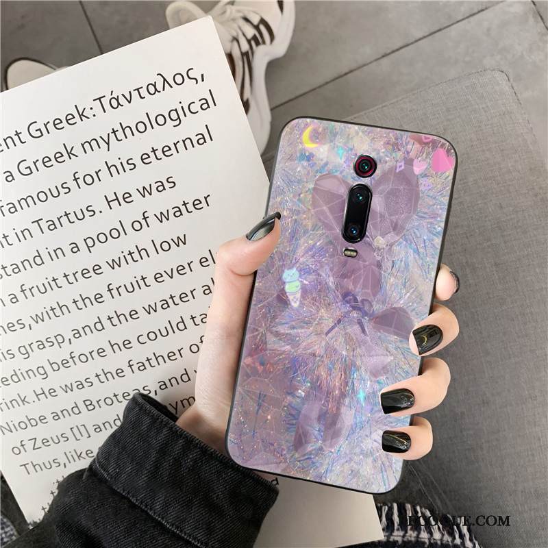 Kuori Mi 9t Pro Net Red Väriset, Kotelo Mi 9t Pro Kukkakuvio Timantti