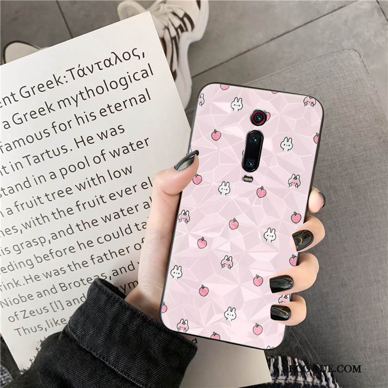 Kuori Mi 9t Pro Silikoni Aaltopiste Punainen, Kotelo Mi 9t Pro Kukkakuvio Puhelimen Kuoret