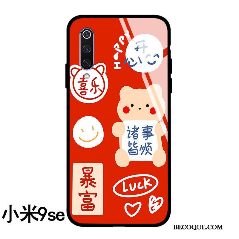 Kuori Mi 9t Pro Silikoni Lasi Net Red, Kotelo Mi 9t Pro Suojaus Kalvo Bear