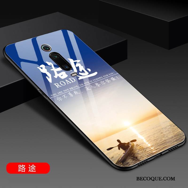 Kuori Mi 9t Pro Tila Tide-brändi Persoonallisuus, Kotelo Mi 9t Pro Pehmeä Neste Lasi Kirsikka