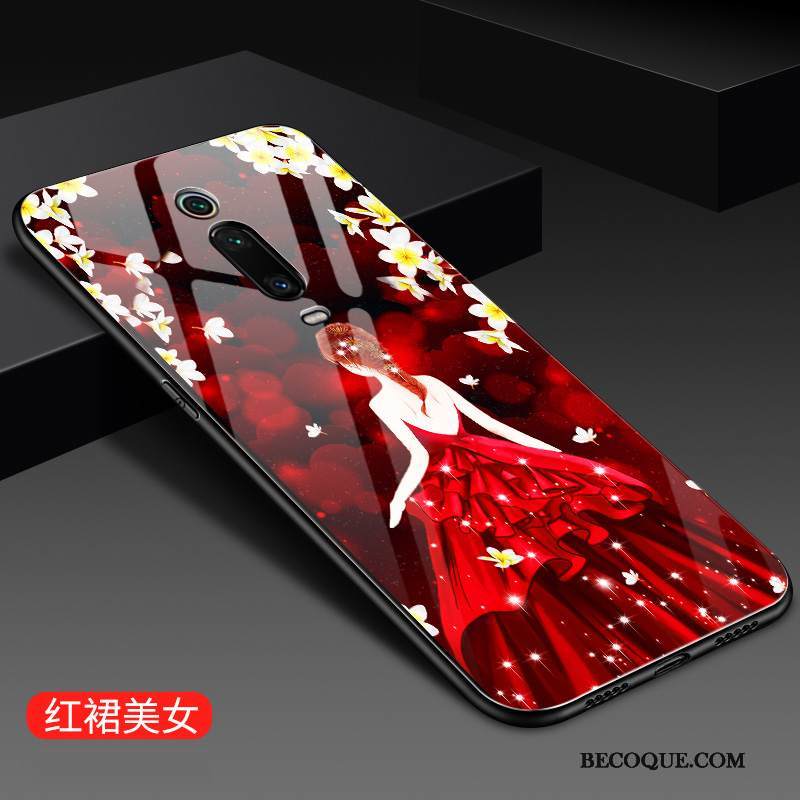 Kuori Mi 9t Pro Tila Tide-brändi Persoonallisuus, Kotelo Mi 9t Pro Pehmeä Neste Lasi Kirsikka