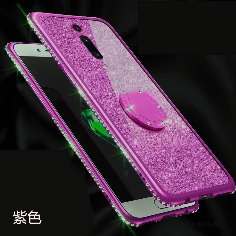 Kuori Mi 9t Pro Ylellisyys Puhelimen Kuoret Punainen, Kotelo Mi 9t Pro Pinnoitus Violetti